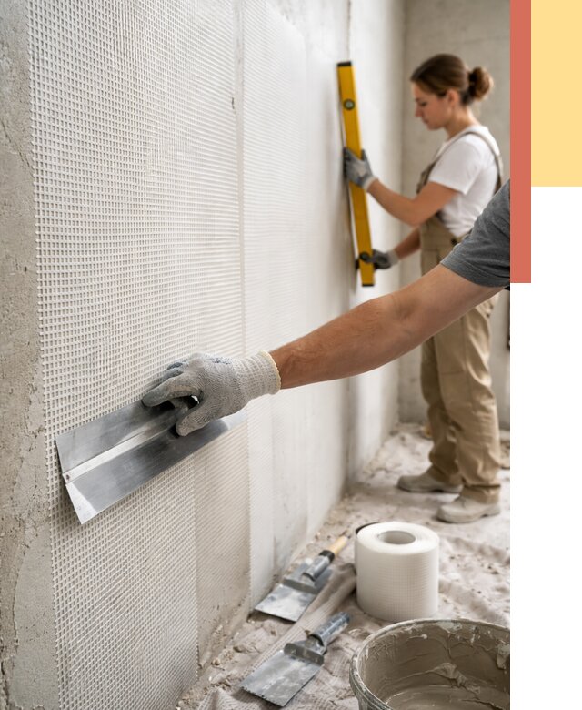 Армирование стен стеклосеткой в Новоуральске от 3267 руб. под ключ | ОТДЕЛОЧНИК-Нву