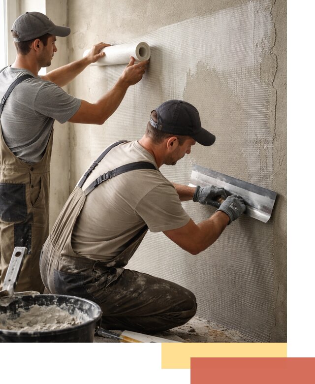 Армирование стен стеклосеткой в Новоуральске для прочной отделки