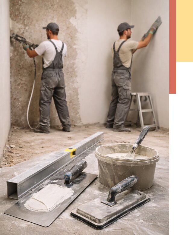 Штукатурка стен под обои в Новоуральске от 4594 руб./м2 — выравнивание под обои | ОТДЕЛОЧНИК-Нву