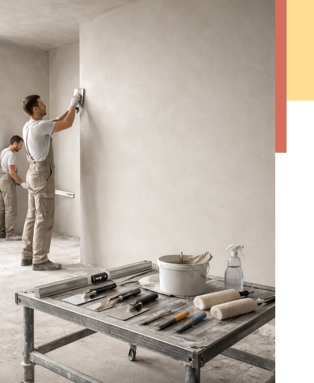 Штукатурка стен под покраску в Новоуральске от 4594 руб./м² — качественно и недорого | ОТДЕЛОЧНИК-Нву