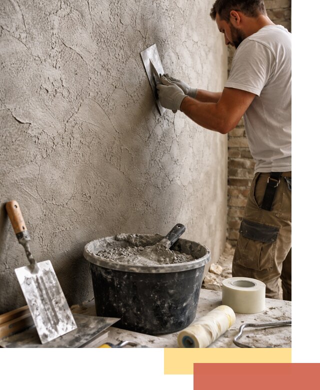 Декоративная штукатурка лофт в Новоуральске — отделка стен и потолков