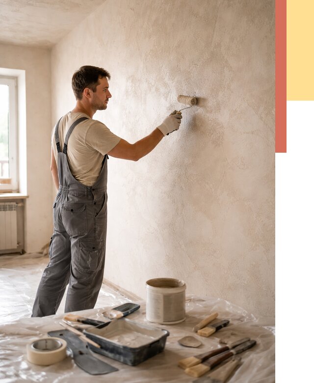 Нанесение лессирующей краски по декоративке в Новоуральске от 1786 руб. | ОТДЕЛОЧНИК-Нву