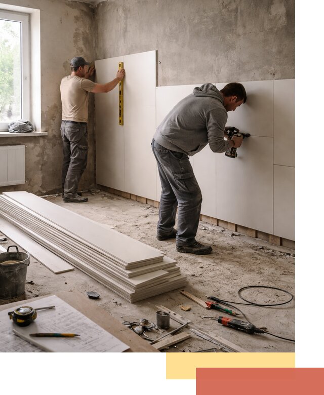 Монтаж ПВХ панелей на стены в Новоуральске качественно и быстро