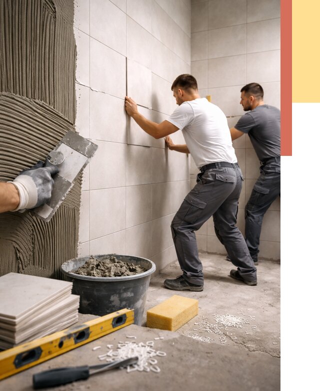 Укладка плитки на стены в Новоуральске от 868 руб. — качественно и недорого | ОТДЕЛОЧНИК-Нву