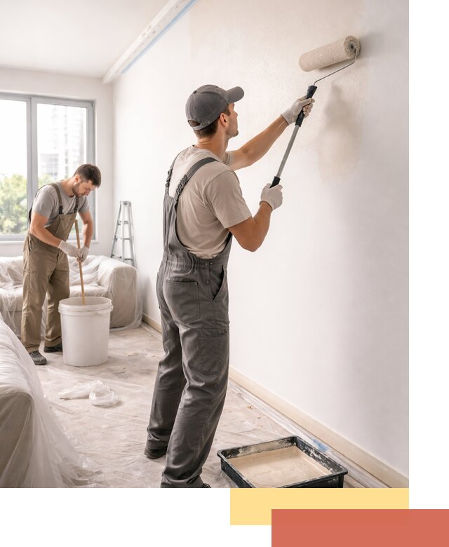 Покраска стен в офисе в Новоуральске — быстрый и качественный ремонт