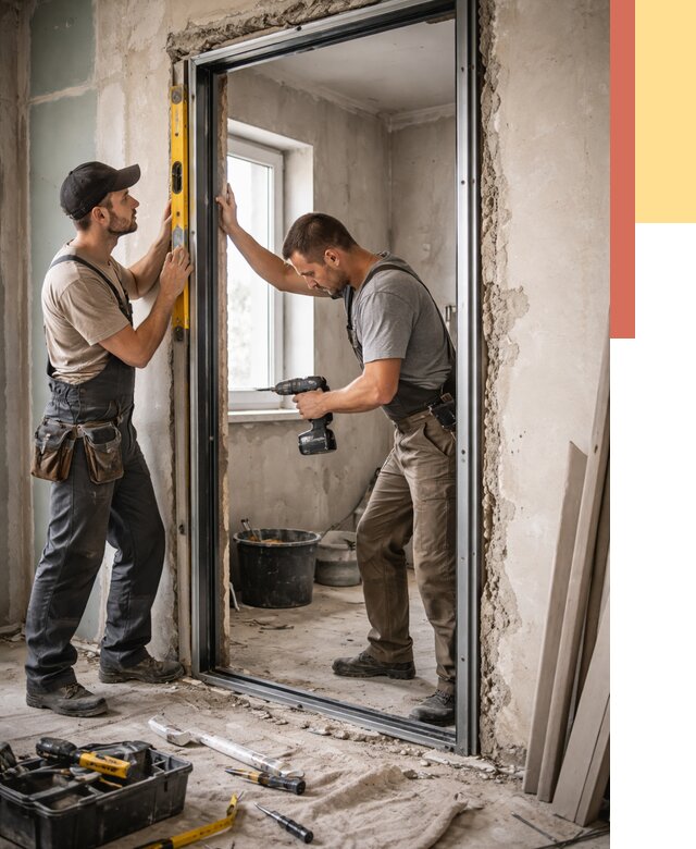 Закладка дверного проема в Новоуральске от 3573 руб. — быстро и недорого | ОТДЕЛОЧНИК-Нву