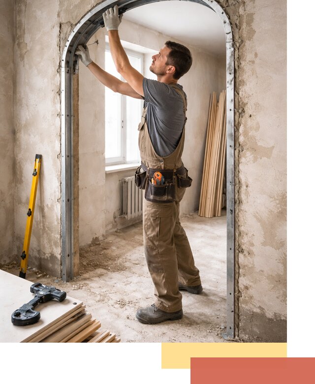 Устройство арочного проема в Новоуральске под ключ