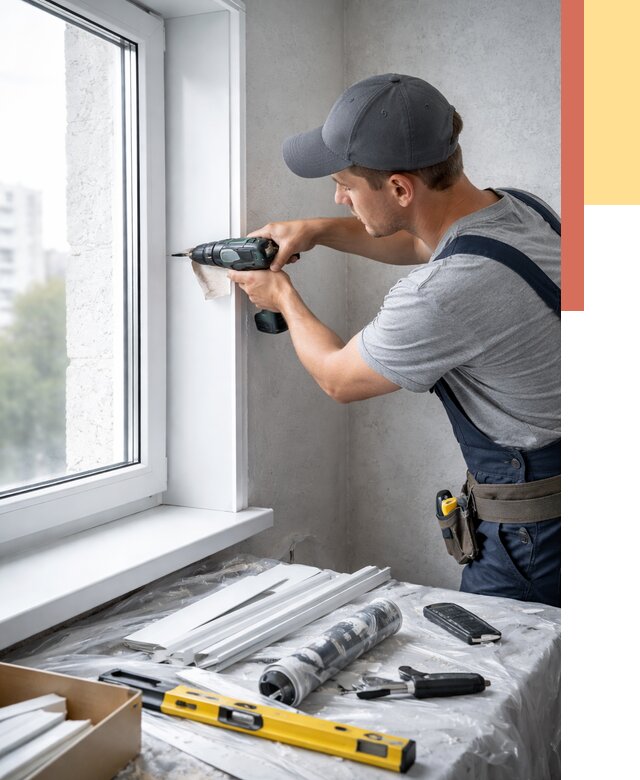 Установка пластиковых откосов в Новоуральске от 2297 руб. | ОТДЕЛОЧНИК-Нву монтаж, быстро и недорого