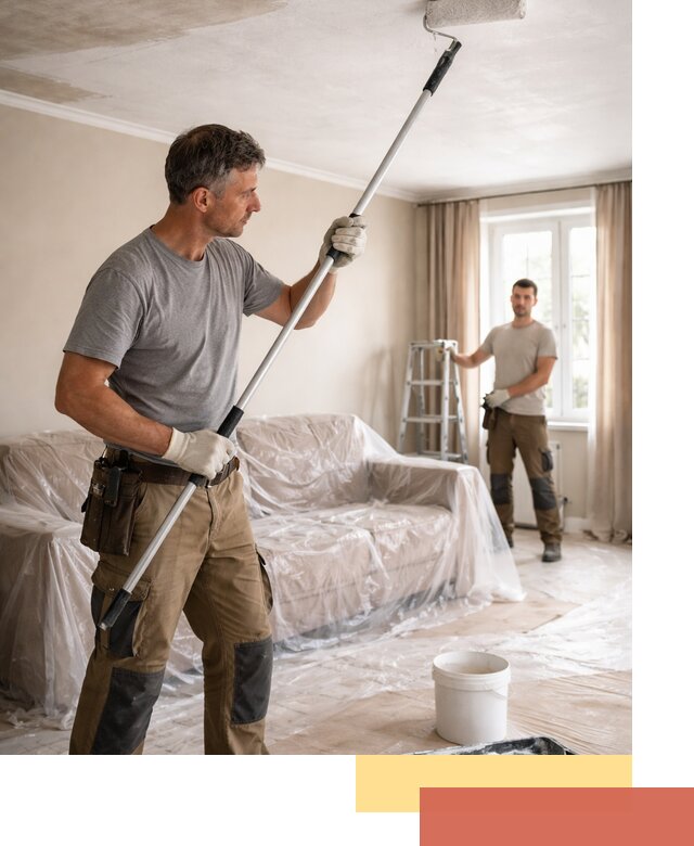 Грунтовка потолка в Новоуральске — подготовка под покраску и отделку