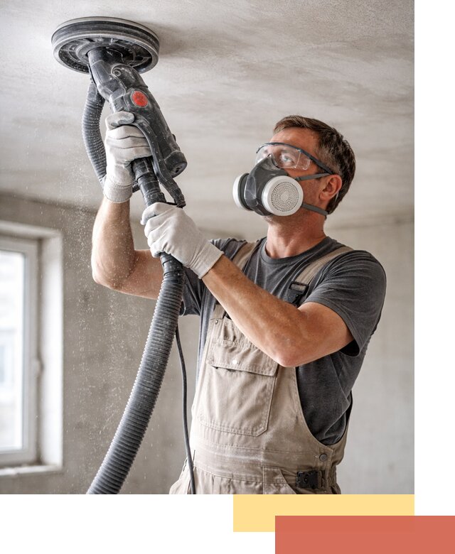 Шлифовка потолка в Новоуральске — качественная подготовка под отделку