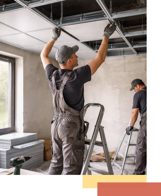 Монтаж кассетного потолка в Новоуральске качественно и быстро