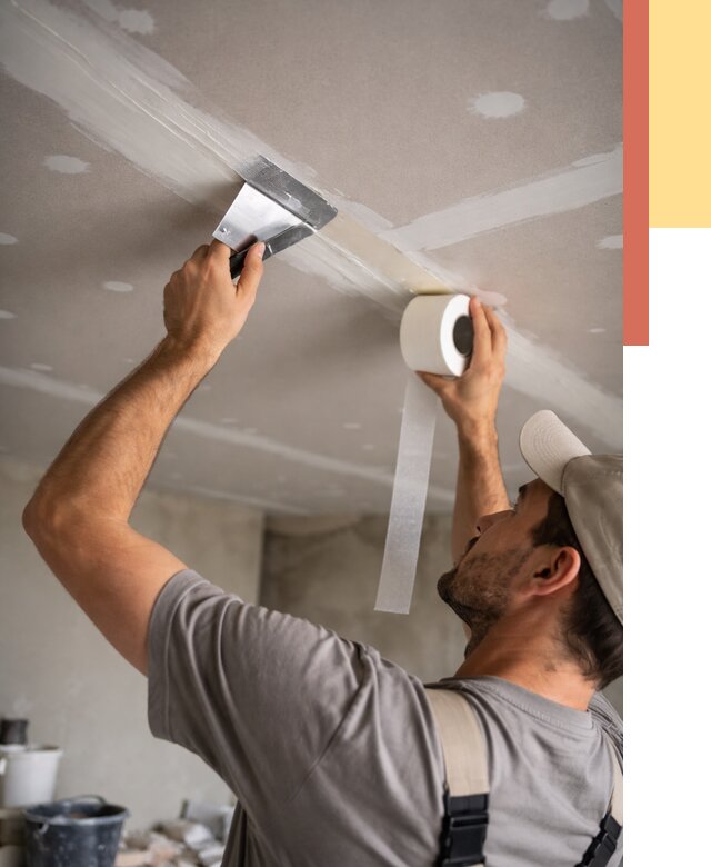 Обработка швов потолка ГКЛ в Новоуральске от 7656 руб. под ключ | ОТДЕЛОЧНИК-Нву
