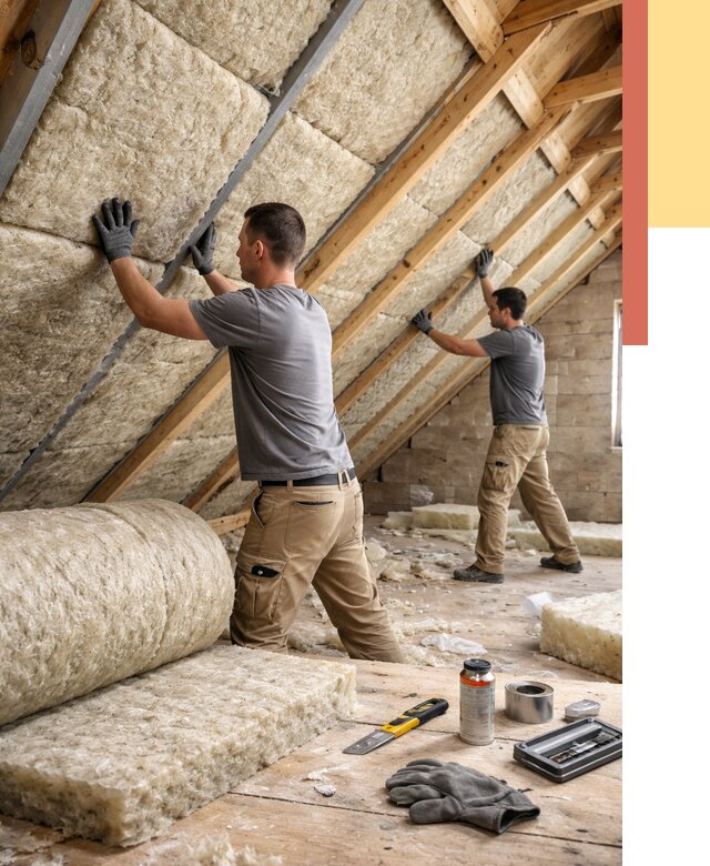 Утепление потолка минватой в Новоуральске от 1480 руб. — быстро и недорого | ОТДЕЛОЧНИК-Нву