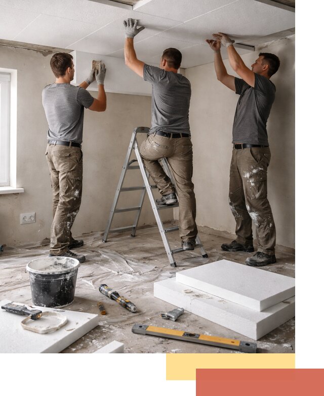 Утепление потолка пенопластом в Новоуральске быстро и качественно